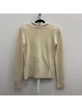 French Connection Cream Hooded Sweater